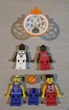 NBA Player LEGO Minifigure Lot Of 5 (Rose, Garnett)