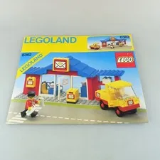 LEGO original packaging outer box for No. 6362 post station TOP