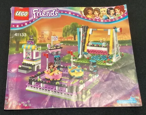 Lego Friends Instruction Manual Set 41133 Amusement Park Bumper Cars Retired