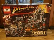 LEGO 7199 Indiana Jones: The Temple of Doom Complete w/ Manual Mini-figs & Box