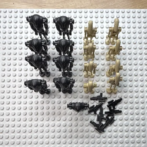 LEGO Star Wars Battle Droid & Super Battle Droid Minifigure Lot 17 figures