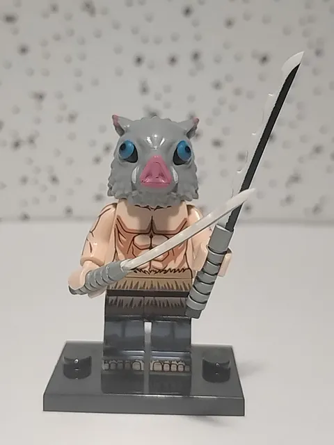 Lego Demon Slayer Kimetsu No Yaiba- Inosuke Hashibira Inspired  CustoMinifig New