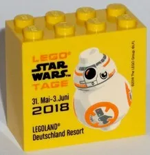 LEGO LEGOLAND Collectible Brick Collectible Brick Block STAR WARS 2018 BB-8 DROID
