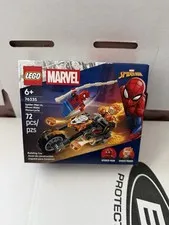 76335 Lego Marvel Spider-Man vs. Ghost Rider Motorcycle NIB Brand New