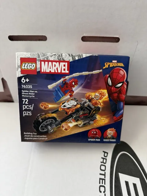 76335 Lego Marvel Spider-Man vs. Ghost Rider Motorcycle NIB Brand New