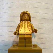 LEGO Harry Potter 20 Years Gold Minifigure Limited Edition Printed Back