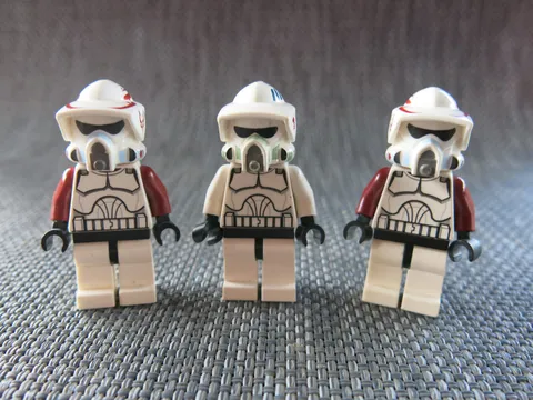 3x Lego Star Wars - 2x ARF Trroper SW0378 / 1x ARF Trooper SW0297 - Minifigure