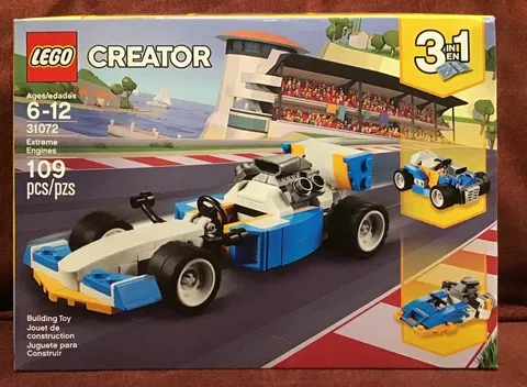 2018 Lego Creator Extreme Engines 109 PCS MIB 