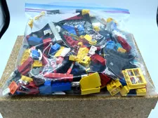 LEGO ASSORTED PIECES, 650 GRAMS, PRE-OWNED, GOOD CONDITION