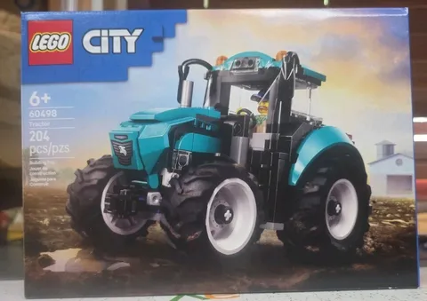 LEGO - City TRACTOR #60498 - Ages 6+ - 204 Pcs. - **BRAND NEW SEALED**
