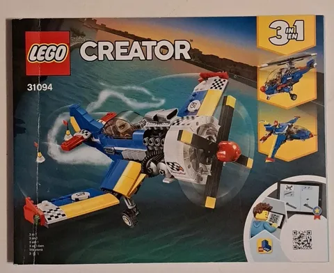 LEGO Creator 31094 Race Plane Helicopter & Jet 💥 Instructions Manual Only 💥