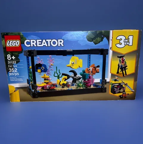 LEGO Creator 3 in 1 Fish Tank 31122  2021 New In Box RETIRED B