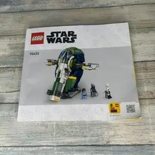 LEGO 75433 Star Wars Instruction Manual Only Jango Fett's Starship