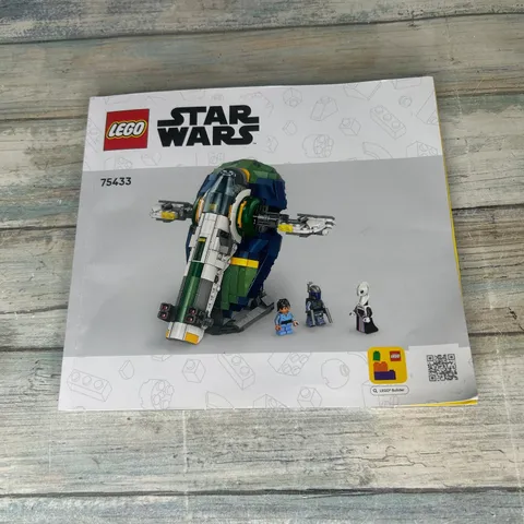 LEGO 75433 Star Wars Instruction Manual Only Jango Fett's Starship
