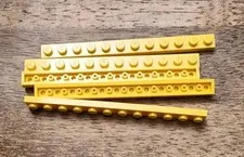 LEGO Yellow Plate 1 X 12 QTY 5. Part No. 60479