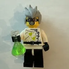 LEGO Crazy Scientist minifigure 8804 CMF series 4