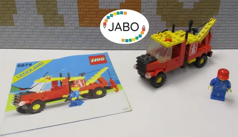 (O 12) LEGO 6674 Crane Truck with BA
