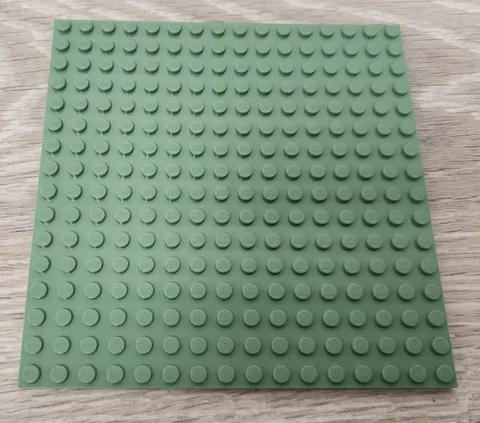 Lego 91405 Sand Green 16 x 16 Plate 16x16 Base Baseplate Replacement Piece Part