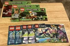 8 LEGO Instructions Manual Lot Elves & Minecraft