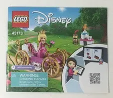 Lego 43173 Aurora's Royal Carriage Instruction Manual Book Only - No Bricks