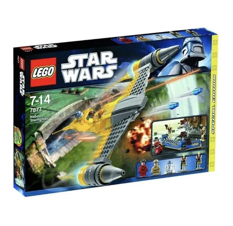 LEGO Star Wars Naboo Starfighter (7877) Brand New & Sealed 