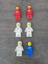 LEGO Classic Spacemen Vintage Minifigure Lot of 6 Excellent Gold Color