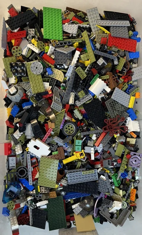 Lego Lot Bulk 5 Lbs Pounds Assorted Toy Building Bricks Blocks Parts Pieces