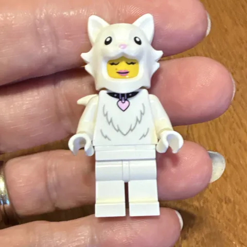 LEGO Minifigures Cat Costume Minifigure, White Plastic, Age 5+