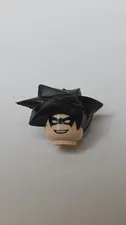 LEGO 2006 Nightwing Minifigure Hair & Head From DC Batman Arkham Asylum Set 7785