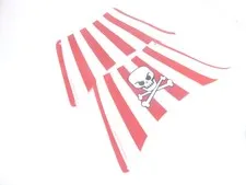 Skull and Crossbones Cloth sail part sailbb42 from set 6243