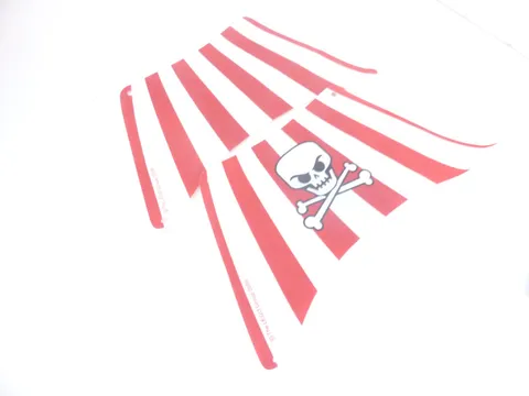 Skull and Crossbones Cloth sail part sailbb42 from set 6243