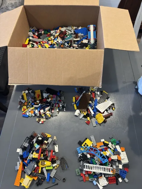 Lego Bulk Lot of 16.5 lbs Mixed Building Bricks Blocks Parts Pieces