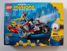 Lego Minions The Rise of Gru Unstoppable Bike Chase NEW retired 75549