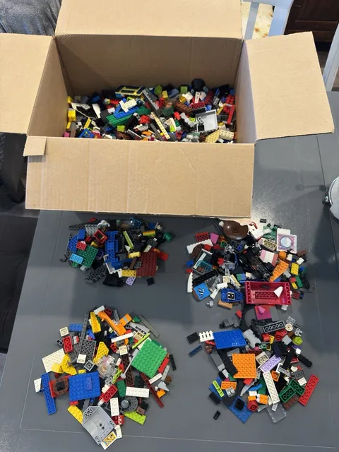 Lego Bulk Lot of 15.5 lbs Mixed Building Bricks Blocks Parts Pieces