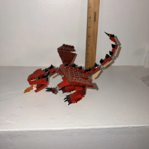 Lego Creator 3 in 1 Red Creatures #31032 retired No Instructions No Extra Pieces