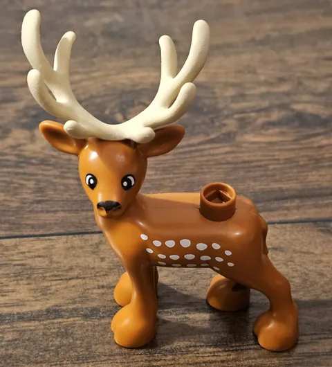 Lego Duplo Reindeer Antlers Deer Buck Santa Claus Christmas Sleigh Winter Zoo