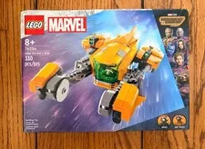 Lego Marvel 76254 Baby Rocket’s Ship *RETIRED* *Creases*