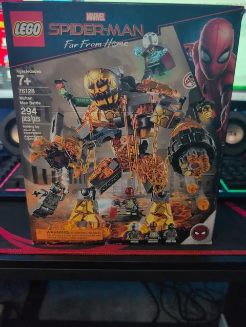 LEGO 76128  MOLTEN MAN BATTLE  Spider-Man Far from Home set NEW FACTORY SEALED  
