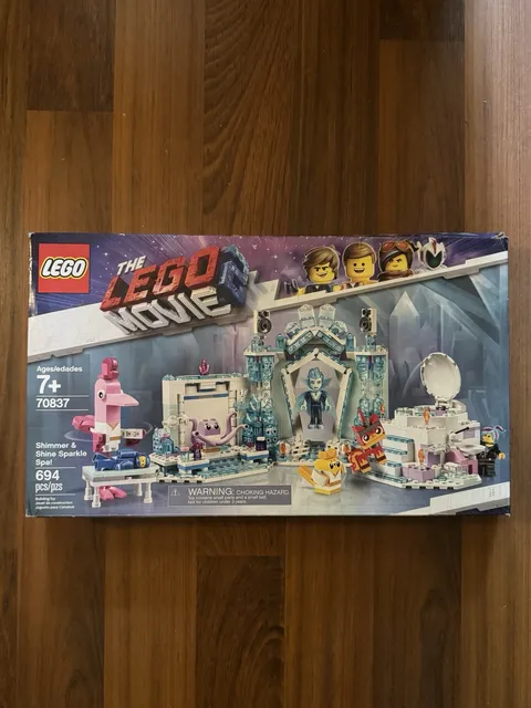 LEGO The Lego Movie 2 Shimmer & Shine Sparkle Spa 70837 – Complete Set Open Box 
