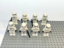 LEGO Star Wars Minifigure - Imperial Stormtrooper Lot of 8 Mixed