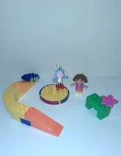 23 Piece LEGO DUPLO Preschool Building Toy: Dora, Diego, Boots, Slide, Carousel