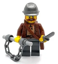 Lego Frontier Hunter Trapper - Western - Wild West Gold Rush Minifigure