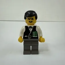 LEGO Wild West Banker Minifigure -         EUC From Set 6765 Gold City Junction