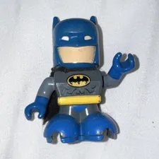 LEGO Batman Minifigure Blue Suit with Gray Cape Plastic Figure