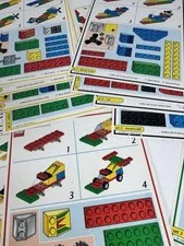 LEGO  Creator The Race To Build It - 20 REPLACEMENT Model Cards Only