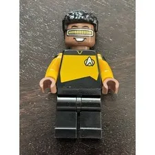 Lego Star Trek Lt. Geordi La Forge #trek004 Set #10356 USS Enterprise NCC-1701-D