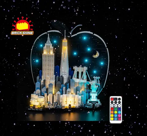 Brick Shine - GC Light kit for Lego New York City – The Big Apple 21066 (NEW)