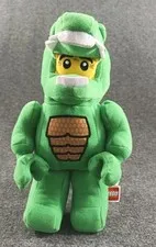 LEGO® Lizard Man Dragon Dino Minifigure Plush Soft Toy 9" Tall