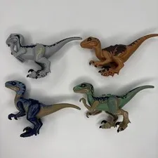 Lego Jurassic Park Velociraptor Set of 4 - 75932, 75942, 76946, 75928 75930