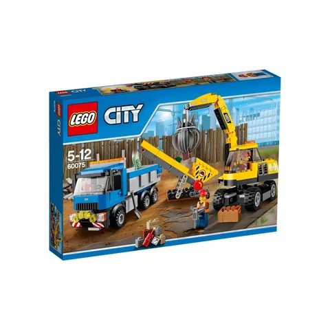LEGO® City 60075 Excavator And Transport Vehicle